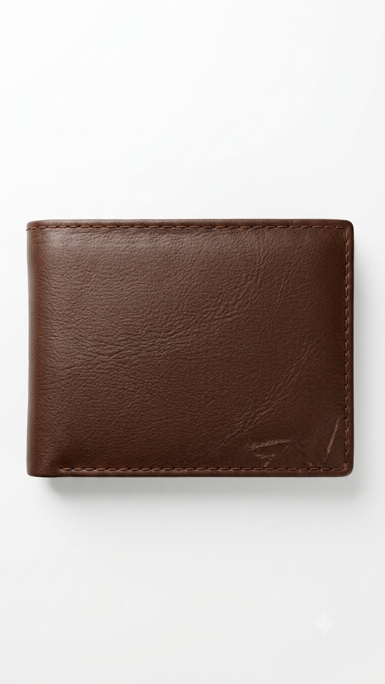 Premium Men's Leather Bifold Wallet