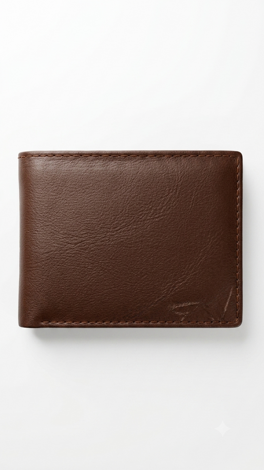 Premium Men's Leather Bifold Wallet