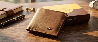 Premium Men's Leather Bifold Wallet